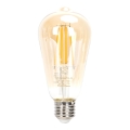 LED Stmievateľná žiarovka FILAMENT ST64 E27/6W/230V 2200K - Aigostar