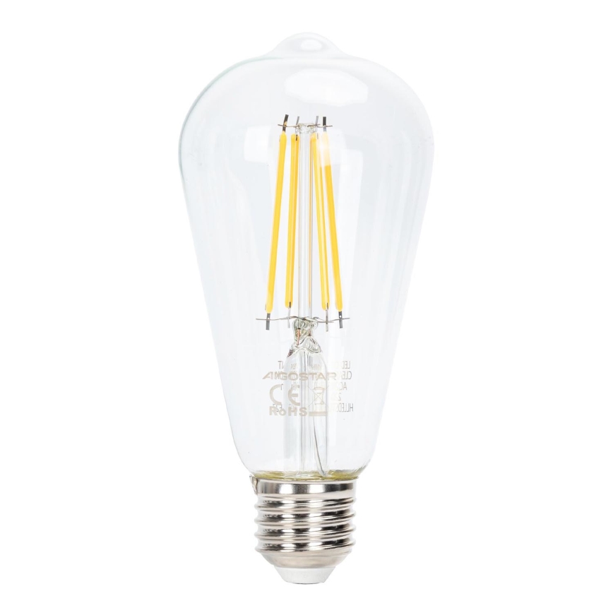 LED Stmievateľná žiarovka FILAMENT ST64 E27/6W/230V 2700K - Aigostar