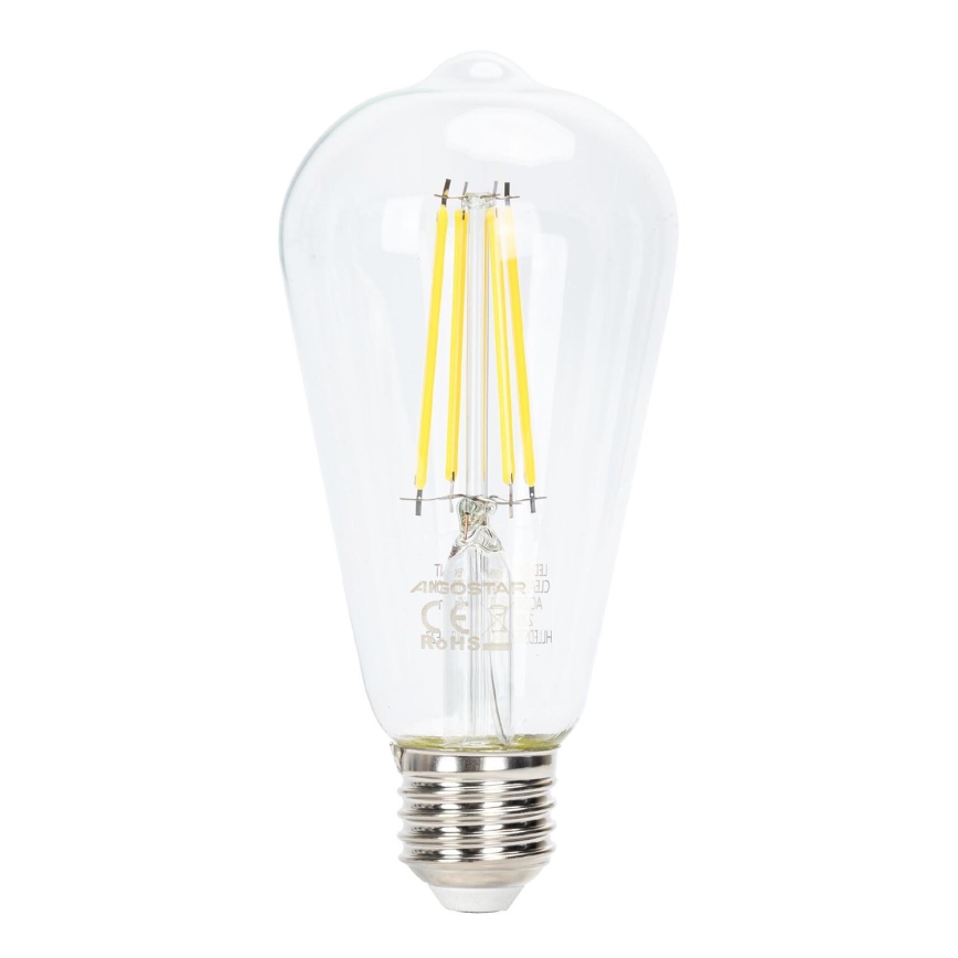LED Stmievateľná žiarovka FILAMENT ST64 E27/6W/230V 6500K - Aigostar