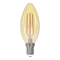 LED Stmievateľná žiarovka FILAMENT VINTAGE C35 E14/6W/230V 2000K