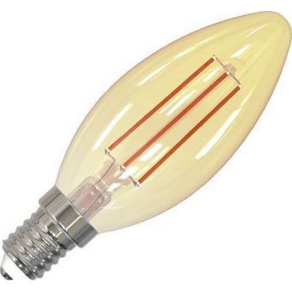 LED Stmievateľná žiarovka FILAMENT VINTAGE C35 E14/6W/230V 2000K