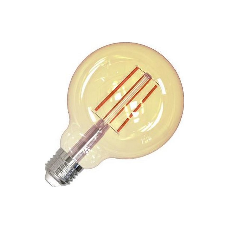 LED Stmievateľná žiarovka FILAMENT VINTAGE G95 E27/12W/230V 2000K