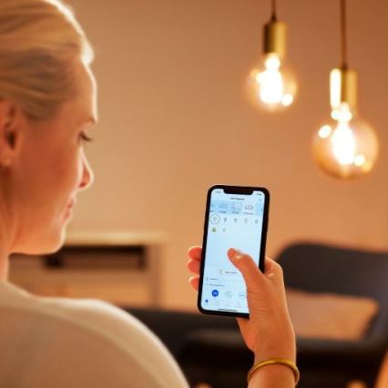 LED Stmievateľná žiarovka FILAMENT G125 E27/7W/230V 2700-6500K CRI 90 Wi-Fi - WiZ