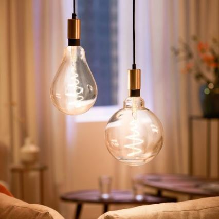 LED Stmievateľná žiarovka FILAMENT G200 E27/6,5W/230V 2700-6500K CRI 90 Wi-Fi - WiZ