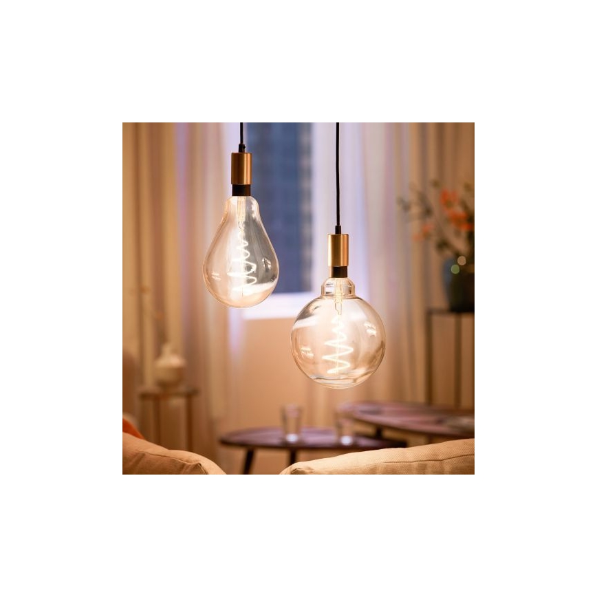 LED Stmievateľná žiarovka FILAMENT G200 E27/6,5W/230V 2700-6500K CRI 90 Wi-Fi - WiZ
