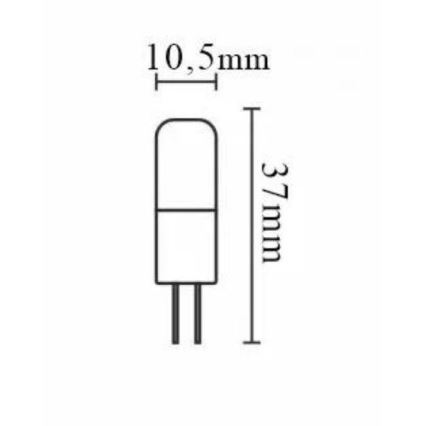 LED Stmievateľná žiarovka G4/2W/12V 4000K