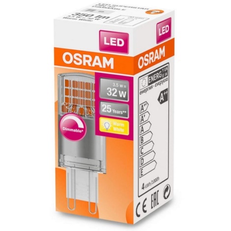 LED Stmievateľná žiarovka G9/3,5W/230V 2700K - Osram