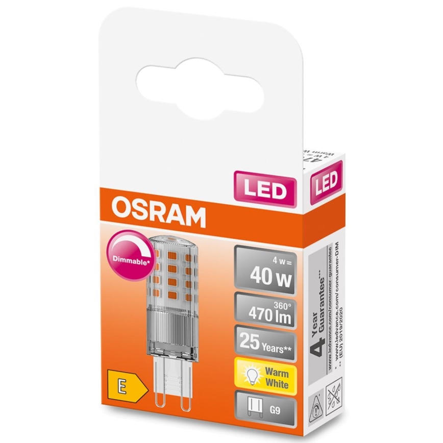 LED Stmievateľná žiarovka G9/4W/230V 2700K - Osram