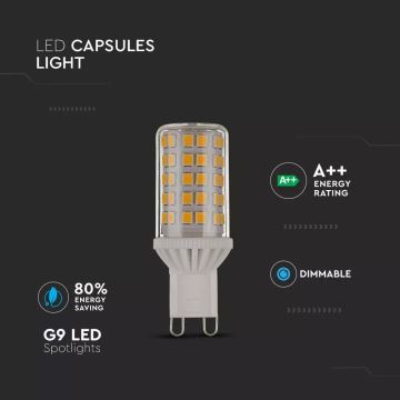 LED Stmievateľná žiarovka G9/5W/230V 6400K