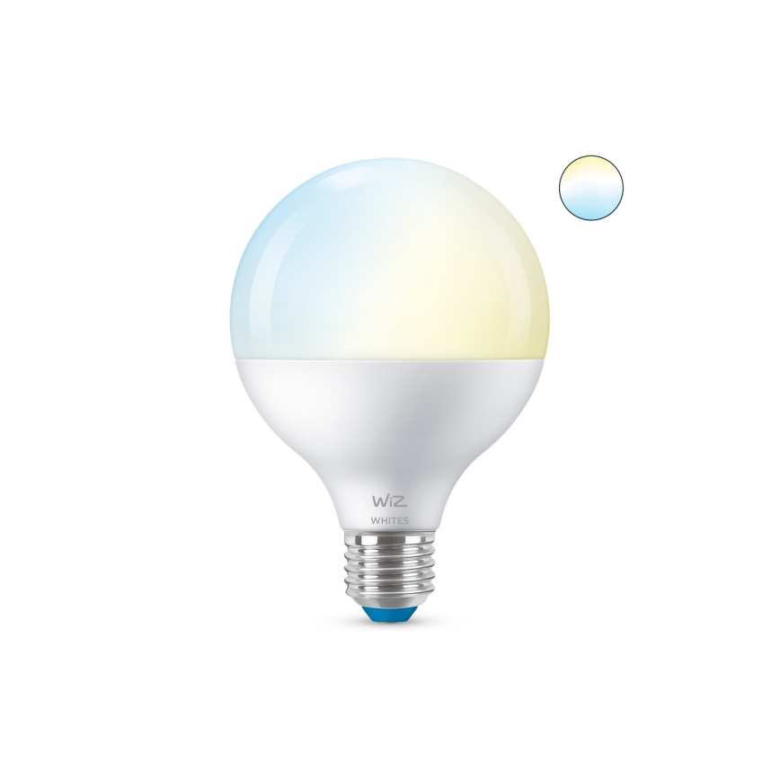 LED Stmievateľná žiarovka G95 E27/11W/230V 2700-6500K CRI 90 Wi-Fi - WiZ