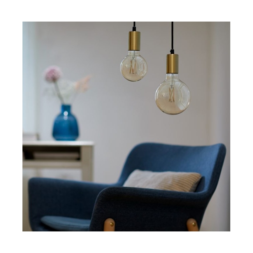 LED Stmievateľná žiarovka FILAMENT G95 E27/6,7W/230V 2700-6500K CRI 90 Wi-Fi - WiZ