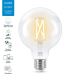 LED Stmievateľná žiarovka FILAMENT G95 E27/6,7W/230V 2700-6500K CRI 90 Wi-Fi - WiZ
