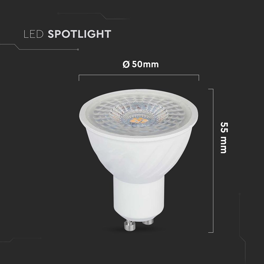 LED Stmievateľná žiarovka GU10/6W/230V 3000K 110°