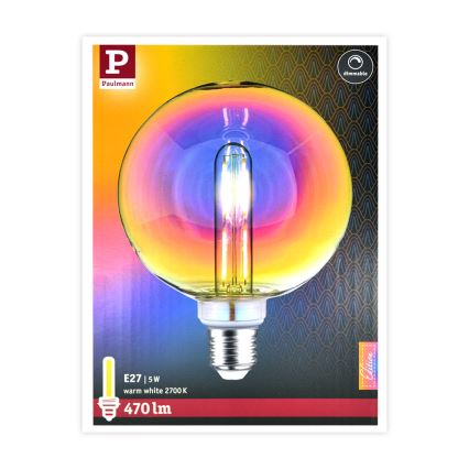 LED Stmievateľná žiarovka INNER G125 E27/5W/230V 2700K - Paulmann 28774