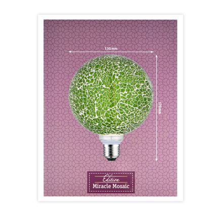 LED Stmievateľná žiarovka MOSAIC G125 E27/5W/230V 2700K - Paulmann 28747
