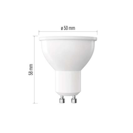 LED stmievateľná žiarovka MR16 GU10/7W/230V 4000K
