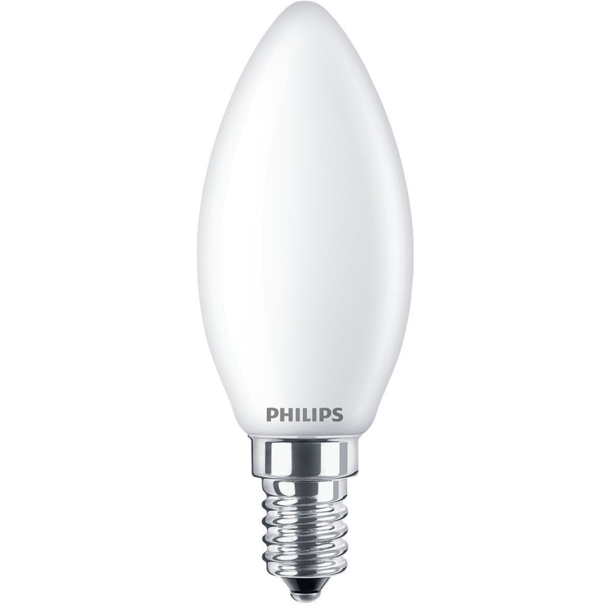 LED Stmievateľná žiarovka Philips B35 E14/4,5W/230V 4000K