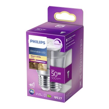 LED Stmievateľná žiarovka Philips E27/6W/230V 2700K