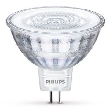 LED Stmievateľná žiarovka Philips GU5,3/MR16/5W/12V 4000K