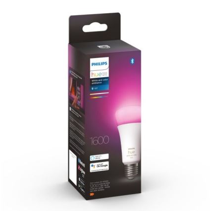 LED Stmievateľná žiarovka Philips  Hue White And Color Ambiance A67 E27/13,5W/230V 2000-6500K