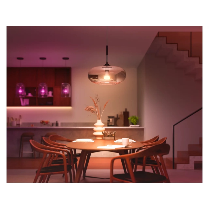 LED stmievateľná žiarovka Philips Hue WHITE AND COLOR AMBIANCE E27/8,1W/230V 1000-20000K