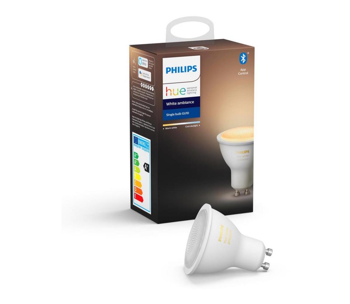 LED Stmievateľná žiarovka Philips Hue WHITE AMBIANCE 1xGU10/4,3W/230V 2200-6500K 871869962867300