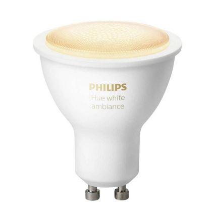 LED Stmievateľná žiarovka Philips HUE WHITE AMBIANCE 1xGU10/5,5W/230V