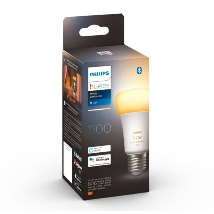 LED Stmievateľná žiarovka Philips Hue WHITE AMBIANCE E27/8W/230V 2200-6500K