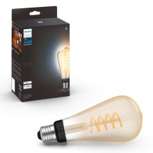 LED Stmievateľná žiarovka Philips Hue WHITE AMBIANCE ST72 E27/7W/230V 2200-4500K
