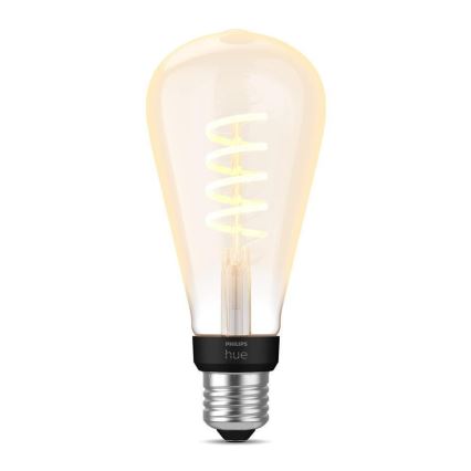 LED Stmievateľná žiarovka Philips Hue WHITE AMBIANCE ST72 E27/7W/230V 2200-4500K