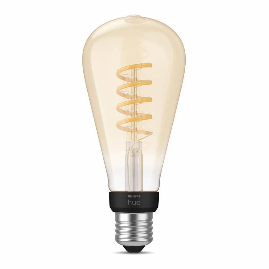 LED Stmievateľná žiarovka Philips Hue WHITE AMBIANCE ST72 E27/7W/230V 2200-4500K