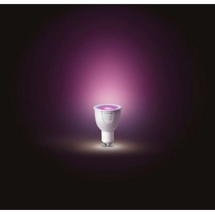 LED Stmievateľná žiarovka Philips Hue White And Color Ambiance GU10/5,7W/230V 2000-6500K