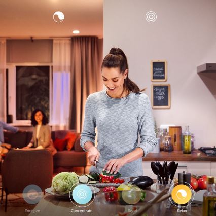 LED Stmievateľná žiarovka Philips Hue White And Color Ambiance GU10/5,7W/230V 2000-6500K