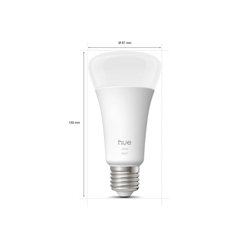 LED stmievateľná žiarovka Philips Hue WHITE E27/13,5W/230V 2700K