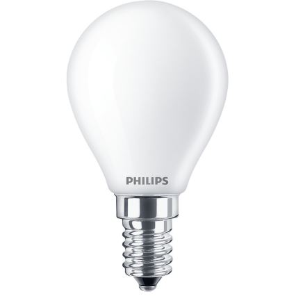 LED Stmievateľná žiarovka Philips P45 E14/4,5W/230V 4000K