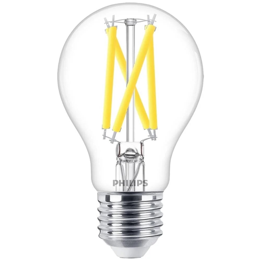 LED Stmievateľná žiarovka Philips Warm Glow A60 E27/7,9W/230V 2200-2700K CRI 90