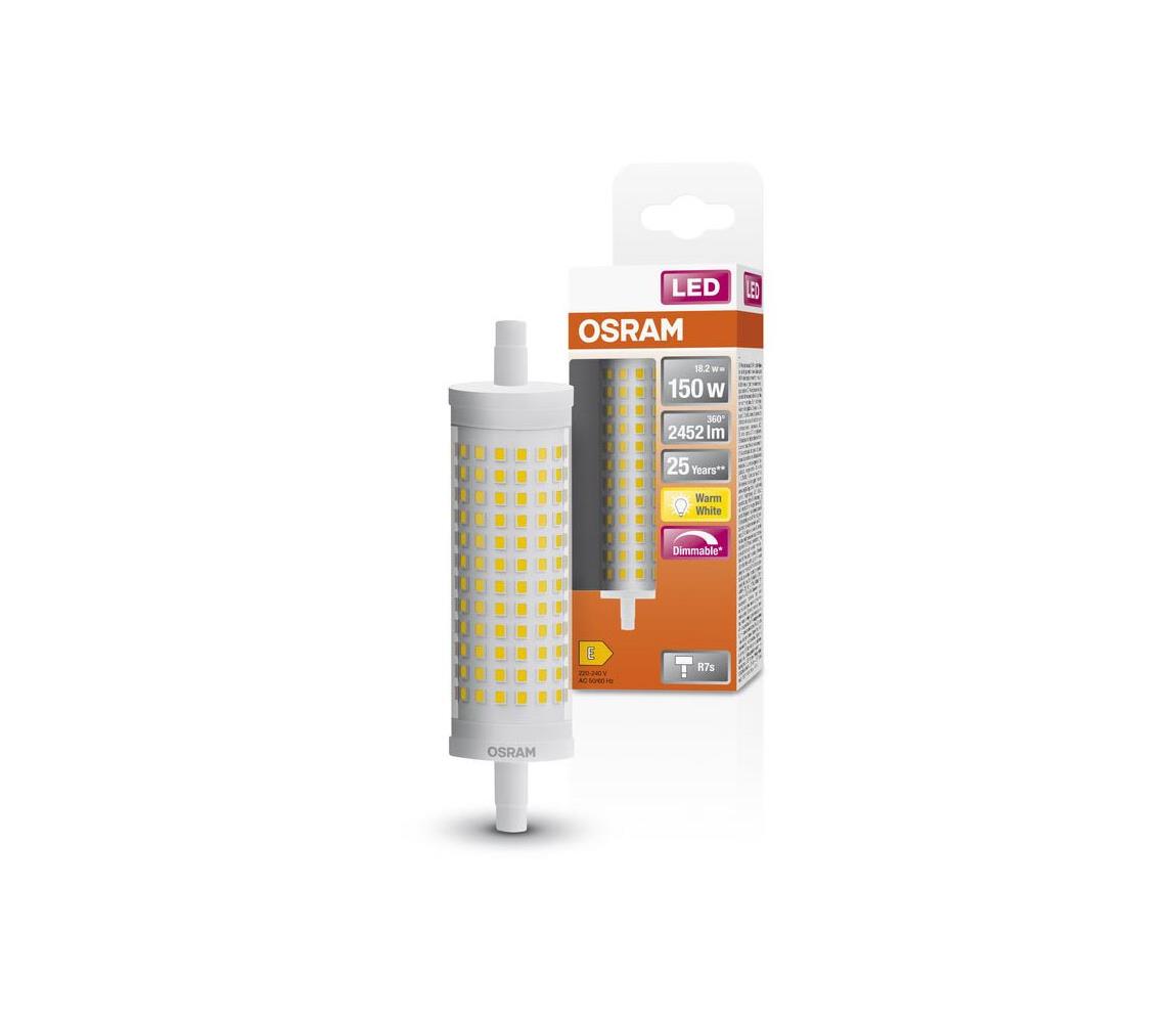 LED Stmievateľná žiarovka R7s/18,2W/230V 2700K 118 mm - Osram 4058075432574