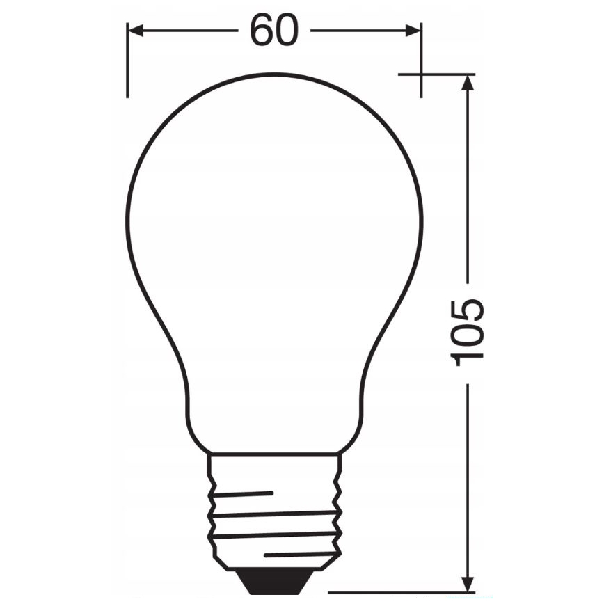 LED Stmievateľná žiarovka RETROFIT A60 E27/11W/230V 4000K - Osram