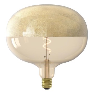 LED stmievateľná žiarovka s krytom FILAMENT E27/6W/230V 1800K zlatá CRI 90