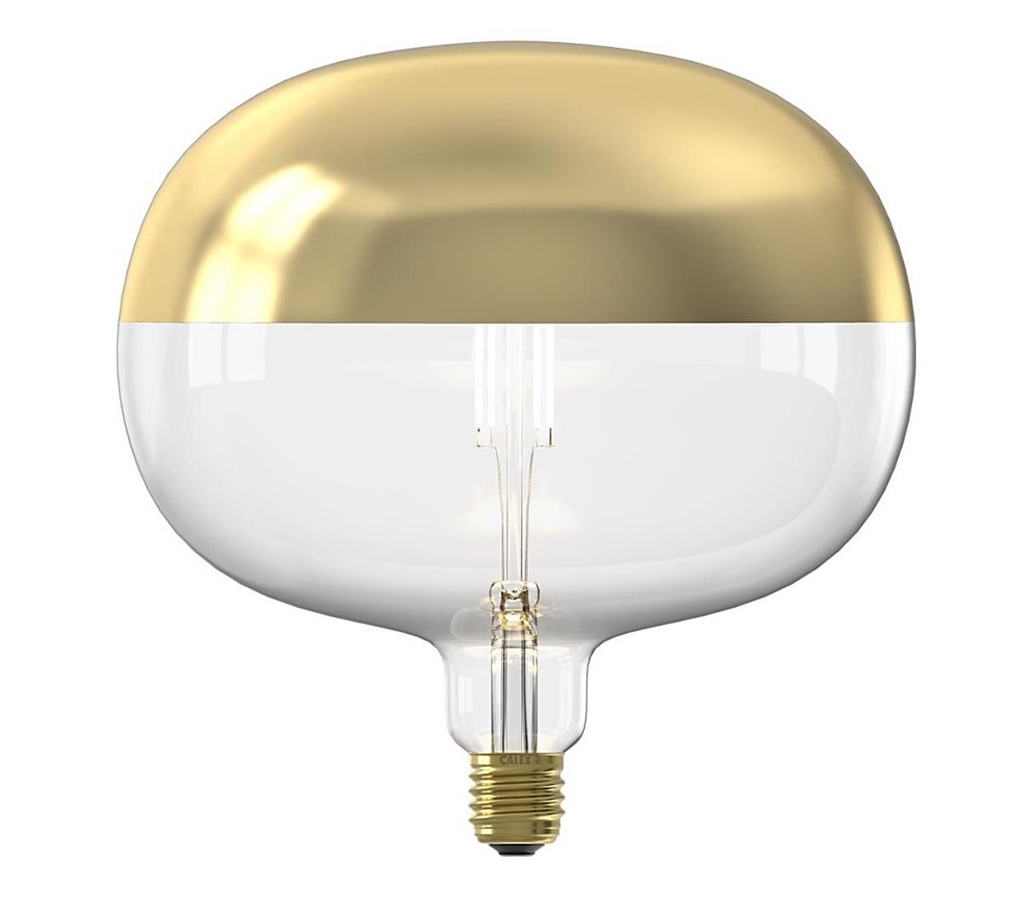 LED Stmievateľná žiarovka s vrchným krytom FILAMENT E27/6W/230V 1800K zlatá CRI 90 8712879150701