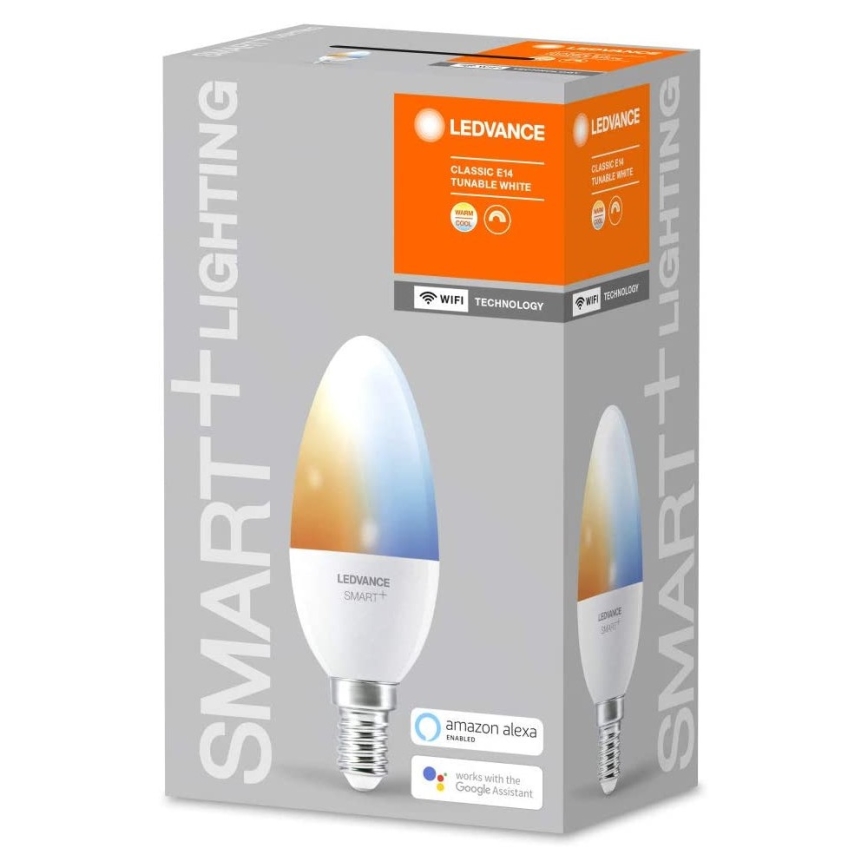 LED Stmievateľná žiarovka SMART+ E14/5W/230V 2700K-6500K Wi-Fi - Ledvance
