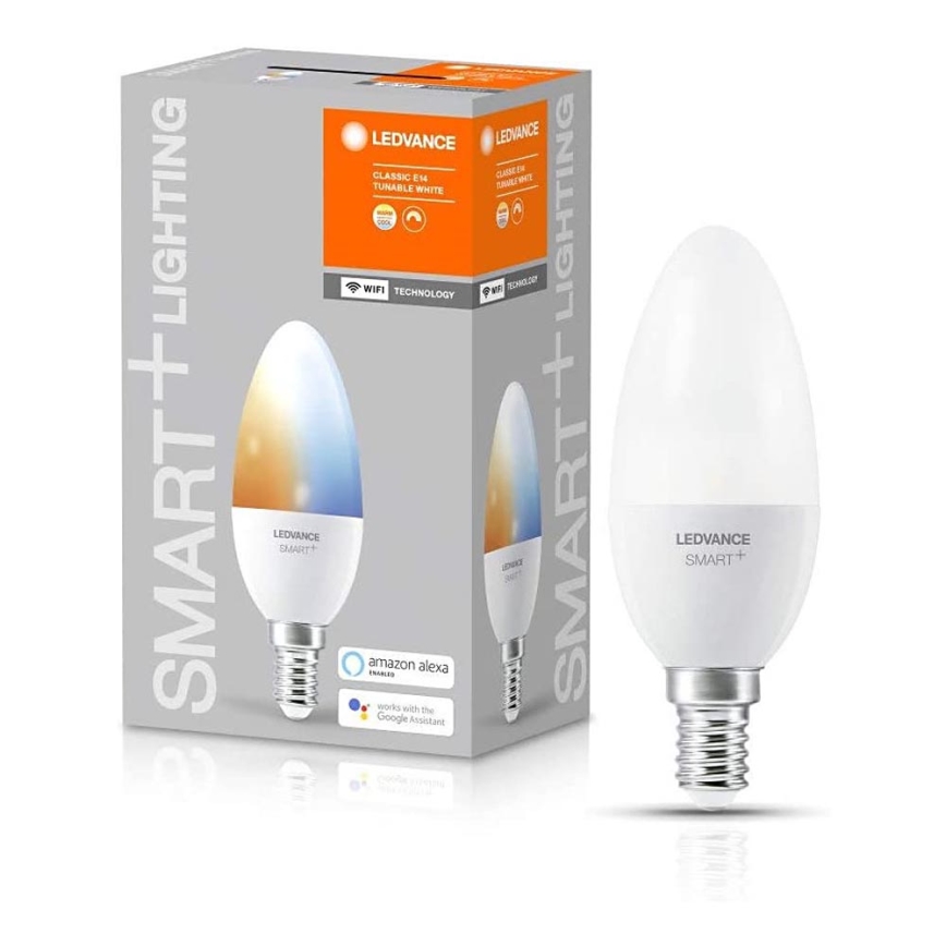 LED Stmievateľná žiarovka SMART+ E14/5W/230V 2700K-6500K Wi-Fi - Ledvance