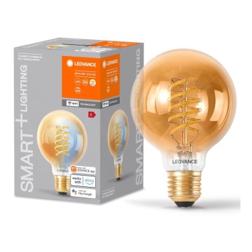 LED Stmievateľná žiarovka SMART+ FILAMENT GLOBE G80 E27/8W/230V 2200-5000K Wi-Fi - Ledvance