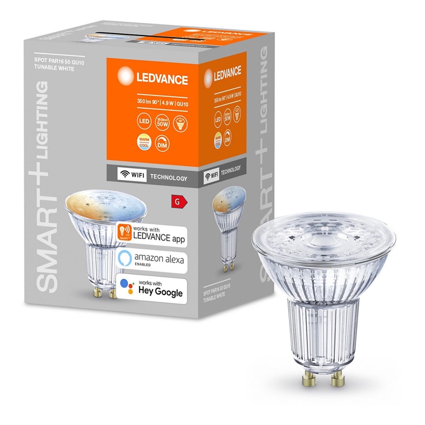 LED Stmievateľná žiarovka SMART+ GU10/5W/230V 2700K-6500K Wi-Fi - Ledvance