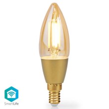 LED Stmievateľná žiarovka Smartlife E14/4,9W/230V 1800-3000K Wi-Fi Tuya
