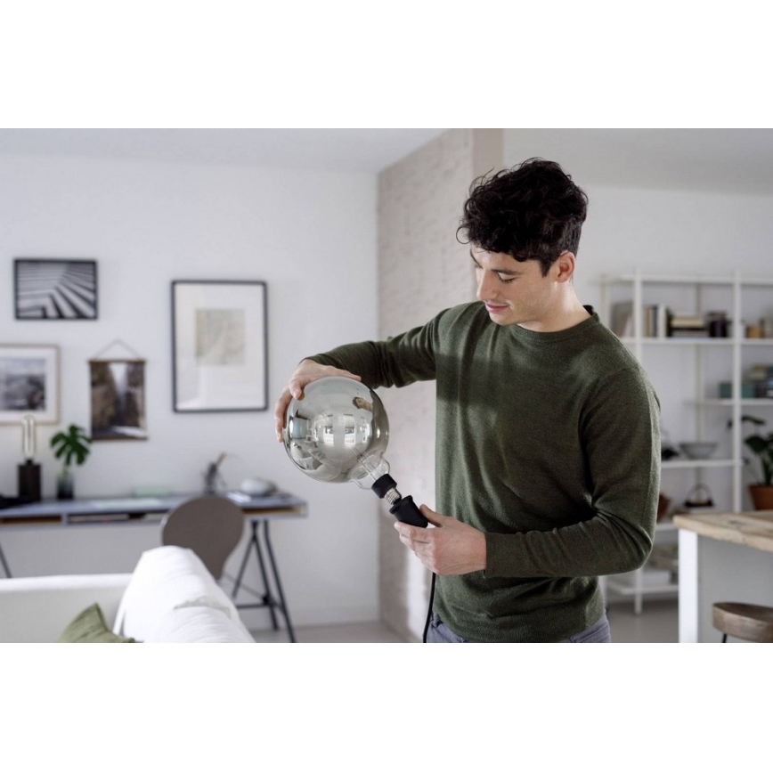LED Stmievateľná žiarovka SMOKY VINTAGE Philips G200 E27/6,5W/230V 4000K