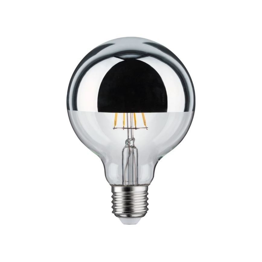 LED Stmievateľná žiarovka so zrkadlovým vrchlíkom GLOBE E27/6,5W/230V - Paulmann 28673