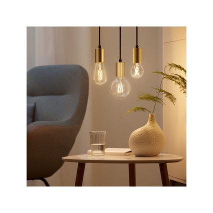 LED Stmievateľná žiarovka FILAMENT ST64 E27/6,7W/230V 2700-6500K CRI 90 Wi-Fi - WiZ
