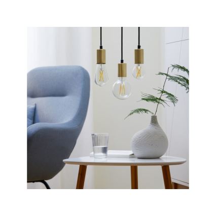 LED Stmievateľná žiarovka FILAMENT ST64 E27/6,7W/230V 2700-6500K CRI 90 Wi-Fi - WiZ