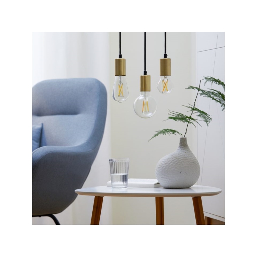 LED Stmievateľná žiarovka FILAMENT ST64 E27/6,7W/230V 2700-6500K CRI 90 Wi-Fi - WiZ